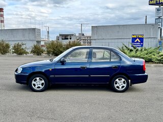 2008 Hyundai Accent ТагАЗ II, синий, 685000 рублей, вид 4