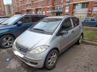 2005 Mercedes-Benz A-Класс 150 II (W169), серебристый, 380000 рублей, вид 4