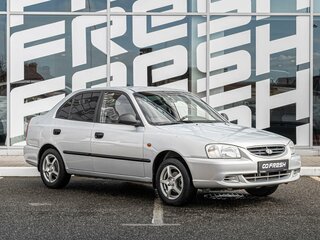 2008 Hyundai Accent ТагАЗ II, серебристый, 460000 рублей, вид 1