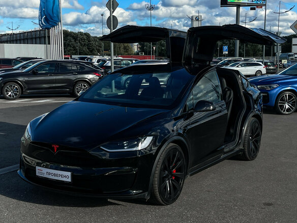 2023 Tesla Model X Plaid I Рестайлинг, чёрный, 7699000 рублей - вид 27