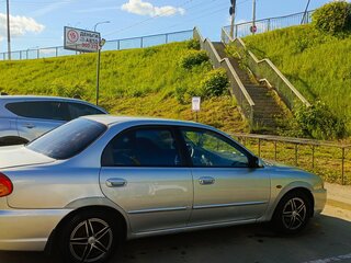 2007 Kia Spectra I Рестайлинг 2, белый, 300000 рублей, вид 3