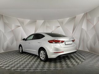 2017 Hyundai Elantra VI (AD), серебристый, 1345000 рублей, вид 4
