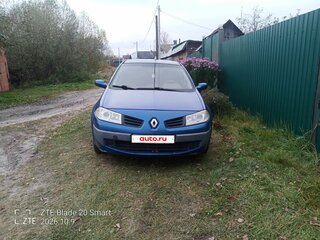2007 Renault Megane II Рестайлинг, синий, 420000 рублей, вид 2