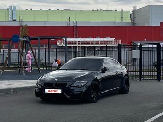 2005 BMW 6 серии 645i II (E63/E64), чёрный, 1250000 рублей, вид 4