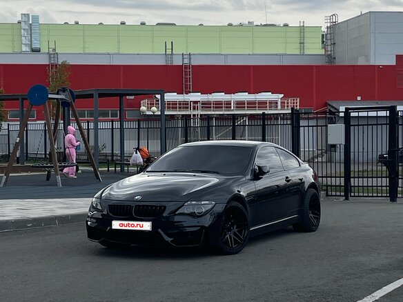 2005 BMW 6 серии 645i II (E63/E64), чёрный, 1250000 рублей - вид 3