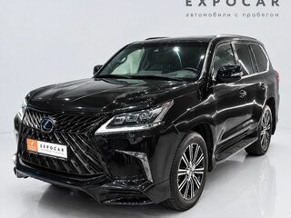 2018 Lexus LX 570 III Рестайлинг 2, чёрный, 6350000 рублей, вид 1