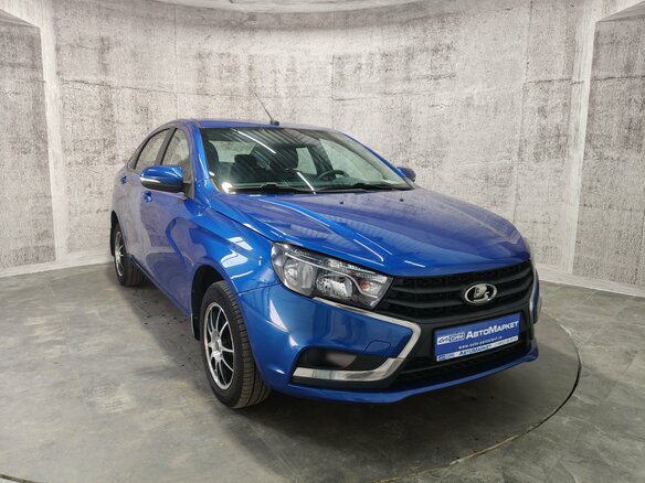 2021 Lada (ВАЗ) Vesta I, синий, 1018000 рублей - вид 2