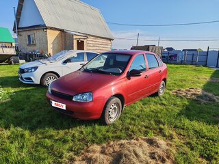 2007 Lada (ВАЗ) Kalina I, красный, 190000 рублей, вид 1