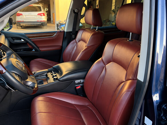 2015 Lexus LX 450d III Рестайлинг 2, синий, 5750000 рублей - вид 13