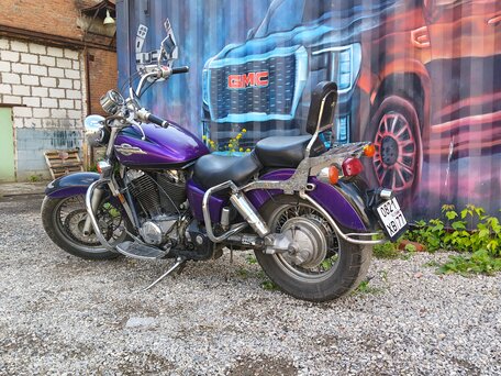 1996 Honda VT 1100, фиолетовый, 480000 рублей, вид 2
