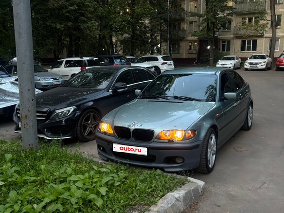 2004 BMW 3 серии 318i IV (E46) Рестайлинг, зелёный, 400000 рублей - вид 6
