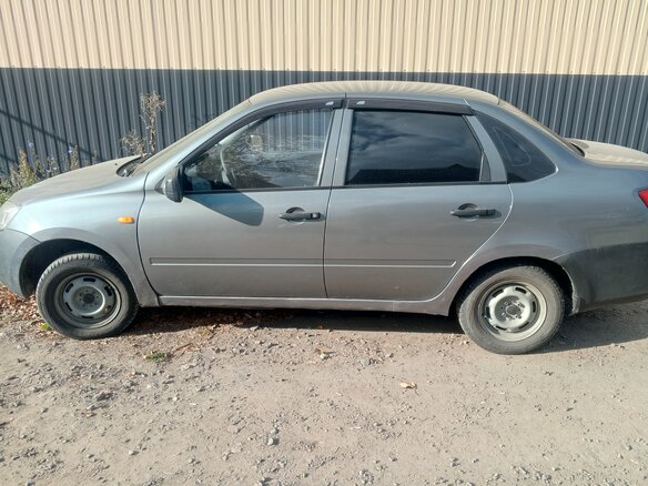 2012 Lada (ВАЗ) Granta I, серый - вид 2