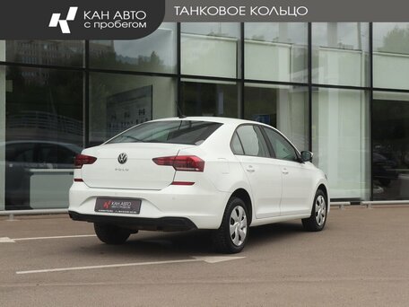 2022 Volkswagen Polo VI, белый, 1490000 рублей, вид 3