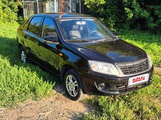 2013 Lada (ВАЗ) Granta I, чёрный, 180000 рублей, вид 2