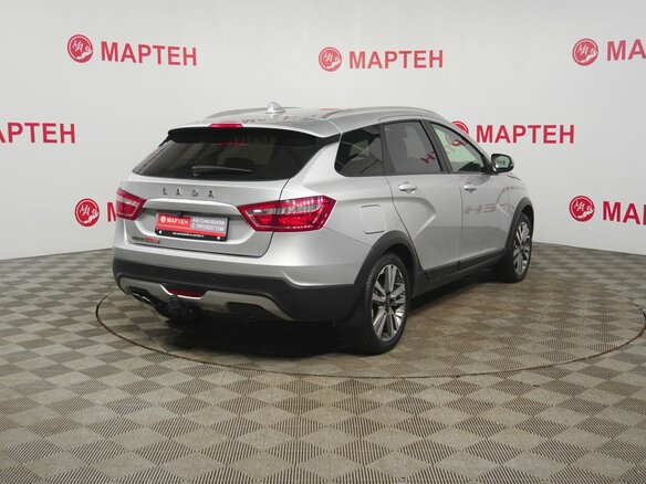 2019 Lada (ВАЗ) Vesta SW Cross I, серебристый - вид 4