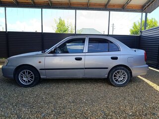 2007 Hyundai Accent ТагАЗ II, серебристый, 330000 рублей, вид 4