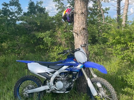 2021 Yamaha YZ250F, синий, 600000 рублей, вид 1
