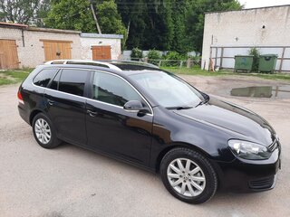2009 Volkswagen Golf VI, чёрный, 650000 рублей, вид 2