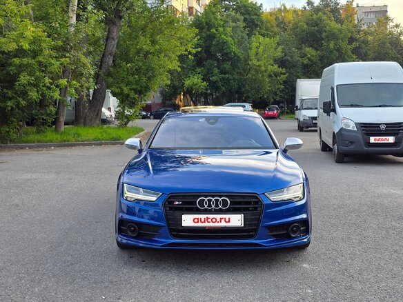2016 Audi S7 I (4G) Рестайлинг, синий, 5000000 рублей - вид 1