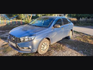 2017 Lada (ВАЗ) Vesta I, синий, 580000 рублей, вид 3