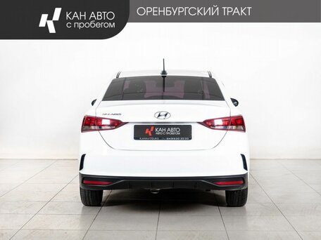 2021 Hyundai Solaris II Рестайлинг, белый, 999000 рублей, вид 4