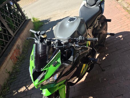2019 Kawasaki ZX-6R Ninja, серый, 1050000 рублей, вид 2