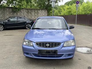 2004 Hyundai Accent ТагАЗ II, синий, 340000 рублей, вид 1