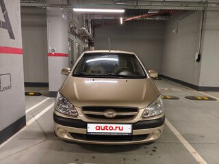 2008 Hyundai Getz I Рестайлинг, бежевый, 550000 рублей, вид 2