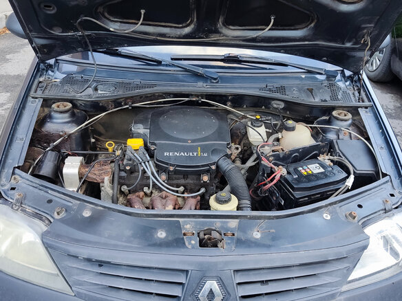 2009 Renault Logan I, серый, 260000 рублей - вид 12