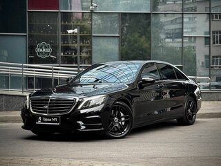 2014 Mercedes-Benz S-Класс 500 Long VI (W222, C217), чёрный, 2475000 рублей, вид 3