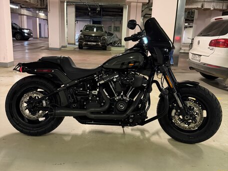 2023 Harley-Davidson Fat Bob, чёрный, 1990000 рублей, вид 3
