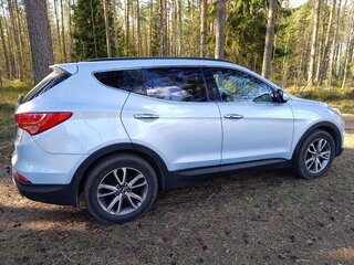 2013 Hyundai Santa Fe III, голубой, 1350000 рублей, вид 5