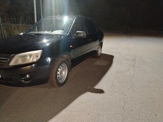 2013 Lada (ВАЗ) Granta I, чёрный, 205000 рублей, вид 2