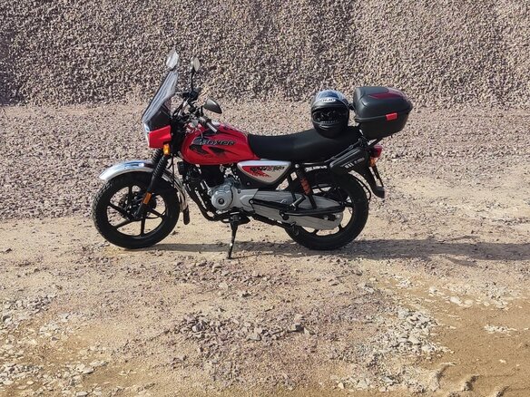 2024 Bajaj Boxer BM 150X, красный, 130000 рублей - вид 4