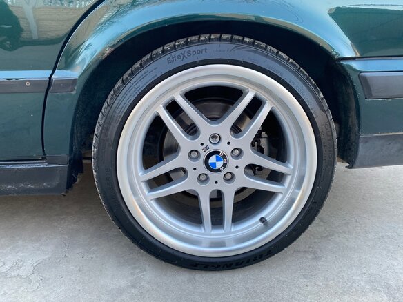 1995 BMW 5 серии 525i III (E34), зелёный, 550000 рублей - вид 3