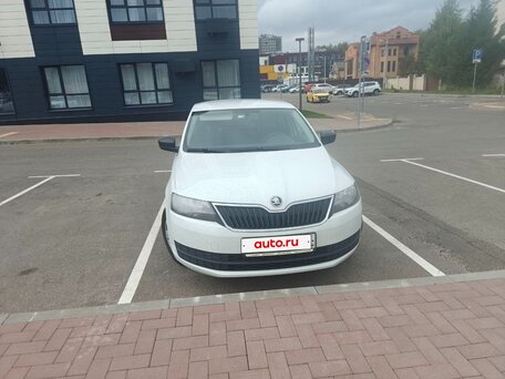 2015 Skoda Rapid I, белый, 610000 рублей, вид 4