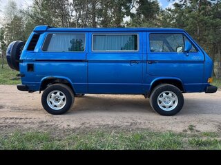 1992 Volkswagen Caravelle Syncro T3, синий, 950000 рублей, вид 2