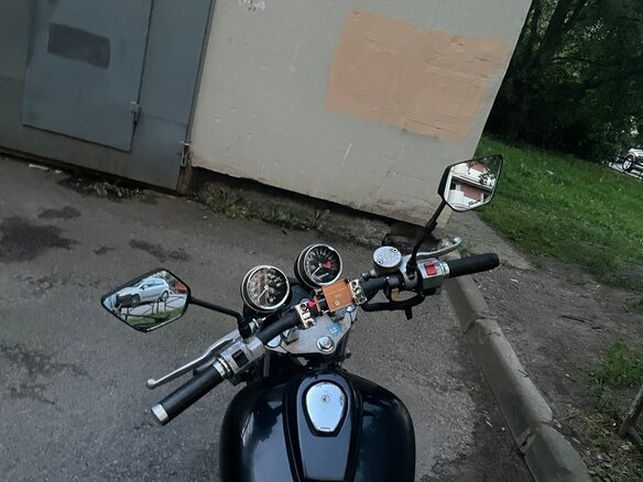 1995 Kawasaki ZL400 Eliminator, чёрный, 280000 рублей - вид 6