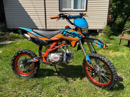 2023 Kayo Basic YX125, синий, 72000 рублей, вид 4