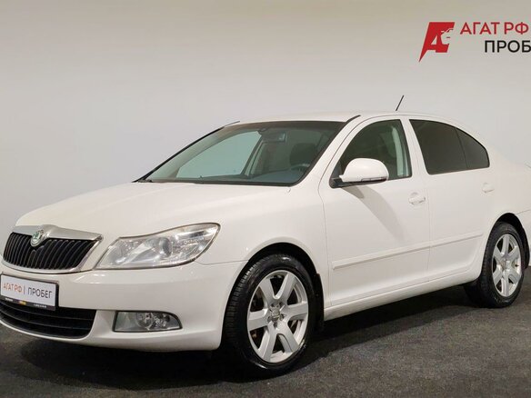 2013 Skoda Octavia DSG7 II (A5) Рестайлинг, белый