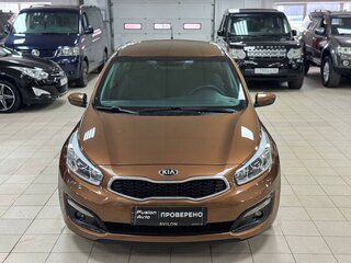 2016 Kia Ceed II Рестайлинг, коричневый, 945000 рублей, вид 2