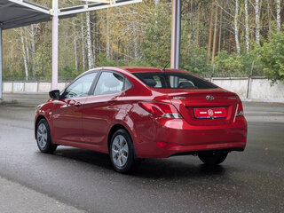 2014 Hyundai Solaris I Рестайлинг, красный, 1124900 рублей, вид 5