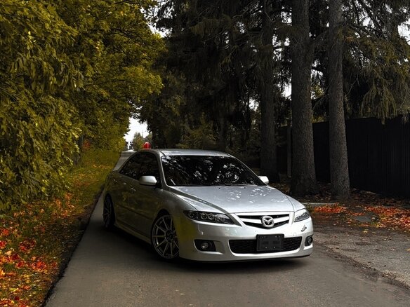 2006 Mazda 6 I (GG) Рестайлинг, серебристый, 750000 рублей - вид 12