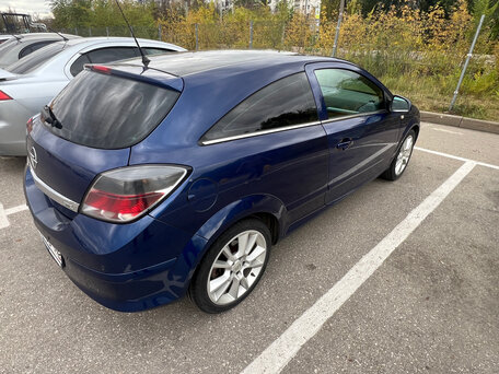2010 Opel Astra GTC H Рестайлинг, синий, 650000 рублей, вид 4