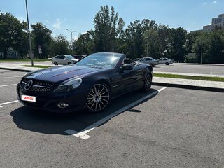 2008 Mercedes-Benz SL-Класс 350 V (R230) Рестайлинг 2, пурпурный, 2950000 рублей, вид 3