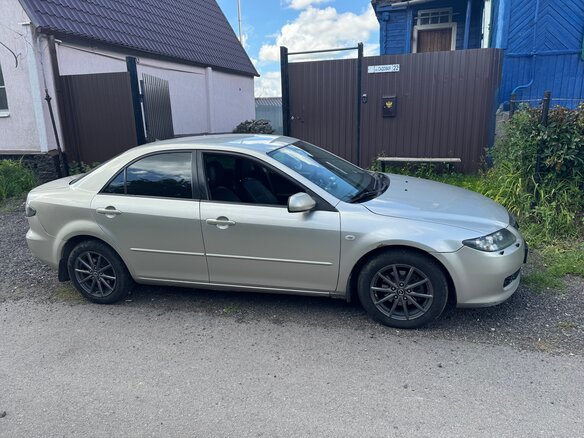 2007 Mazda 6 I (GG) Рестайлинг, золотистый, 800000 рублей - вид 2