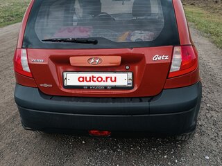 2007 Hyundai Getz I Рестайлинг, красный, 380000 рублей, вид 2