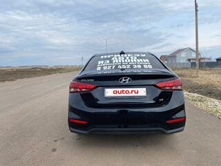 2017 Hyundai Solaris II, чёрный, 950000 рублей, вид 5