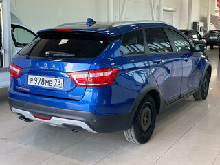 2021 Lada (ВАЗ) Vesta SW Cross I, синий, 1010000 рублей, вид 4
