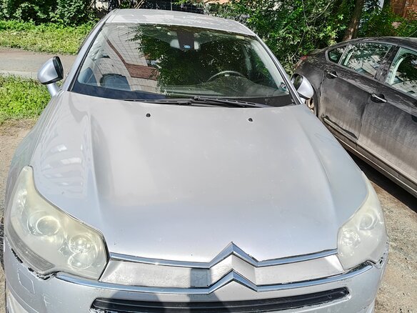 2010 Citroen C5 II, серебристый - вид 1